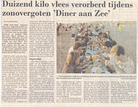 krant diner aan zee 1