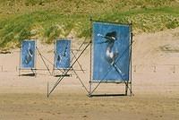 Sculptures on the beech, Wijk aan Zee